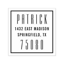 モダンエレガント差出人住所 セルフインキングスタンプ