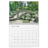 モダンエレガント庭園と公園20xx カレンダー (1月 2026)