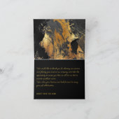 モダンエレガント感謝してい顧客 サンキューカード (内部)