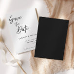 モダンエレガント手書きスクリプト | 結婚式 セーブザデート<br><div class="desc">エレガントな手書きスクリプトの結婚式予告。 この予告カードは、シンプルでミニマルなモノクロームをテーマに、エレガントなスクリプトテキストを採用しています。 お二人の特別な日の詳細をテキストでカスタマイズできます。</div>