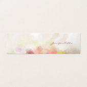 モダンエレガント抽象芸術テンプレートハンドスクリプト 名刺 (外部フラット)