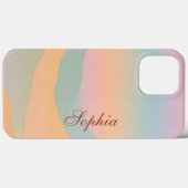 モダンエレガント抽象芸術山 Case-Mate iPhoneケース (裏面 (横))