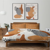 モダンエレガント抽象芸術幾何学中世紀の写真 フォトプリント