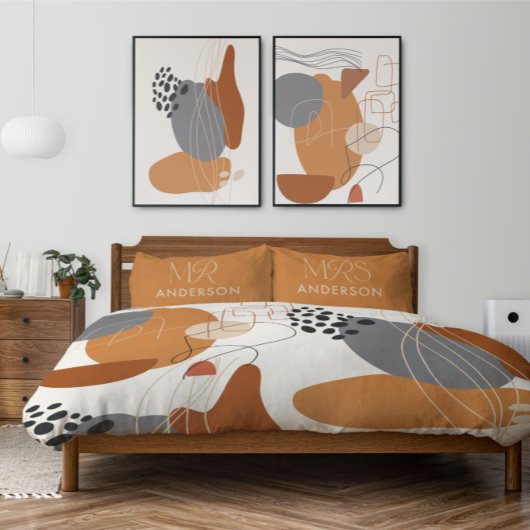 モダンエレガント抽象芸術幾何学中世紀の写真 フォトプリント