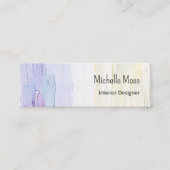 モダンエレガント抽象芸術 スキニー名刺 (正面)