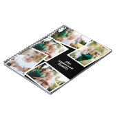 モダンエレガント数々の写真スタイリッシュ家族 ノートブック (左側)