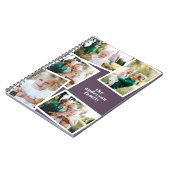 モダンエレガント数々の写真スタイリッシュ家族 ノートブック (左側)