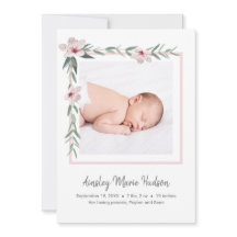 モダンエレガント新生児ガールフォト誕生