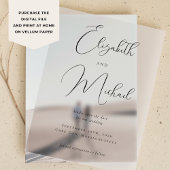 モダンエレガント書結婚の印刷可能 セーブザデート