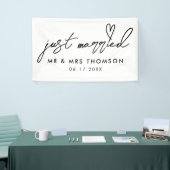 モダンエレガント書結婚類 横断幕 (トレードショー)