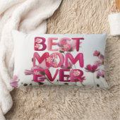 モダンエレガント最高のフローラの母は常にピンク ランバークッション (ブランケット)