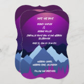 モダンエレガント月の結婚風景 (正面/裏面)