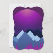 モダンエレガント月の結婚風景 (裏面)