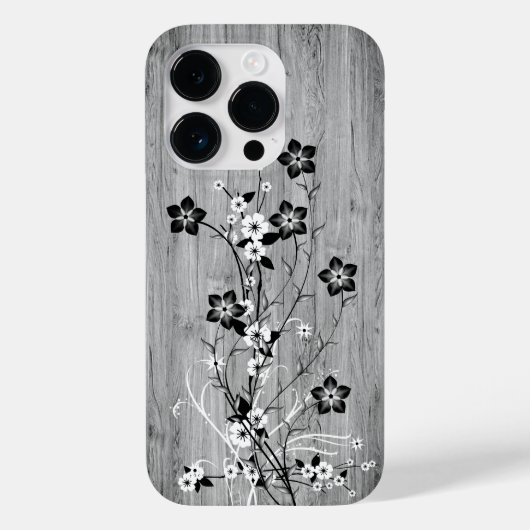モダンエレガント木 – 花 – 木 Case-Mate iPhoneケース (裏面)