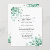 モダンエレガント植物緑化囲いカード (正面/裏面)