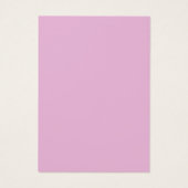 モダンエレガント水フローラ表示カード (裏面)