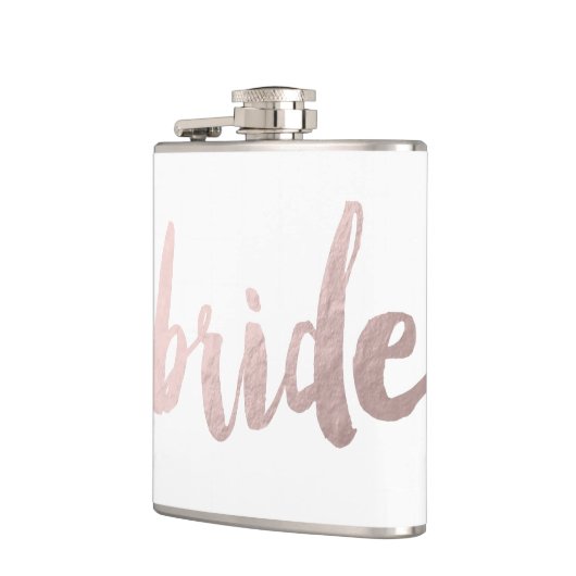 モダンエレガント澄んフェイクバラ金ゴールド「花嫁」 フラスク (左)