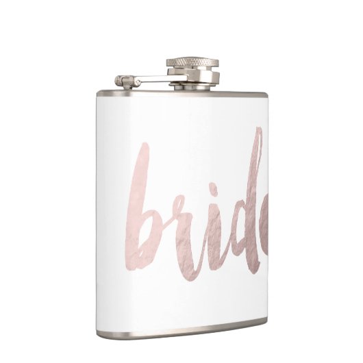 モダンエレガント澄んフェイクバラ金ゴールド「花嫁」 フラスク (右)