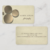 モダンエレガント点 名刺 (正面/裏面)