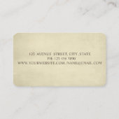 モダンエレガント点 名刺 (裏面)