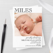 モダンエレガント発表 案内状