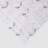 モダンエレガント白いグ絵を描レーフのパターン 薄葉紙 (詳細)