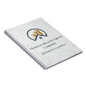 モダンエレガント白実在層 ノートブック (右側)