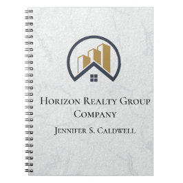 モダンエレガント白実在層 ノートブック