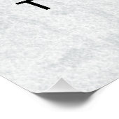 モダンエレガント白実在層 ポスター (コーナー)