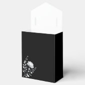 モダンエレガント白結婚の花 フェイバーボックス (オープン)