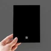 モダンエレガント白黒結婚の 招待状