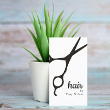 モダンエレガント白黒美容師