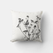 モダンエレガント白黒 クッション (正面)