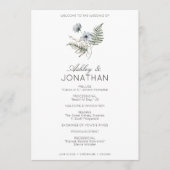 モダンエレガント素朴野結婚花 プログラム (正面)