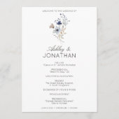 モダンエレガント素朴野結婚花 プログラム (正面)