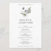 モダンエレガント素朴野結婚花 プログラム (正面)