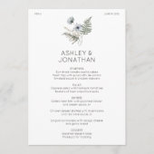 モダンエレガント素朴野結婚花 メニュー (正面)