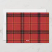 モダンエレガント素朴PINEカスタム写真クリスマス シーズンカード (裏面)