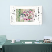 モダンエレガント結婚の写真写真へようこそ 横断幕 (トレードショー)