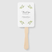 モダンエレガント結婚の。サンキュー. ハンドファン (正面)