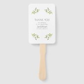 モダンエレガント結婚の。サンキュー. ハンドファン (正面)