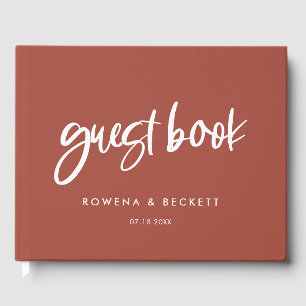 モダンエレガント結婚れんが ゲストブック