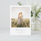 モダンエレガント結婚サンキューカード サンキューカード (スタンド正面)