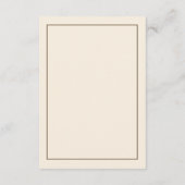 モダンエレガント結婚ズ詳細 エンクロージャーカード (裏面)