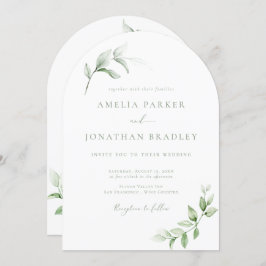 モダンエレガント結婚式招待状 招待状