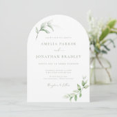 モダンエレガント結婚式招待状 招待状 (スタンド正面)