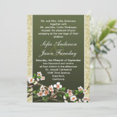 モダンエレガント結婚式招待状 招待状 (スタンド正面)