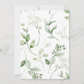 モダンエレガント結婚式招待状 招待状 (裏面)