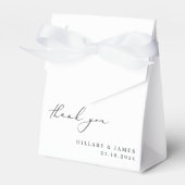 モダンエレガント結婚書は君の感謝していこと フェイバーボックス (正面サイド)