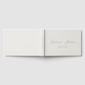 モダンエレガント結婚書 ゲストブック (全面)